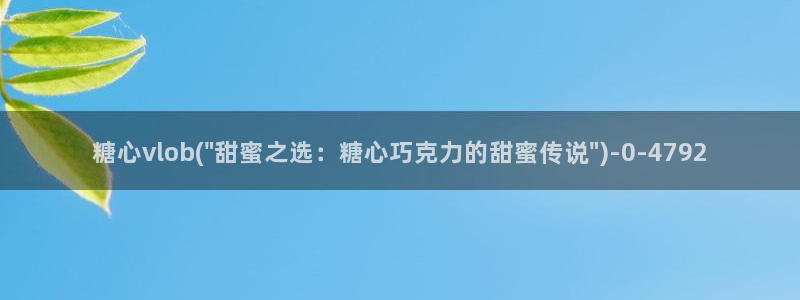 糖心vlog新入口